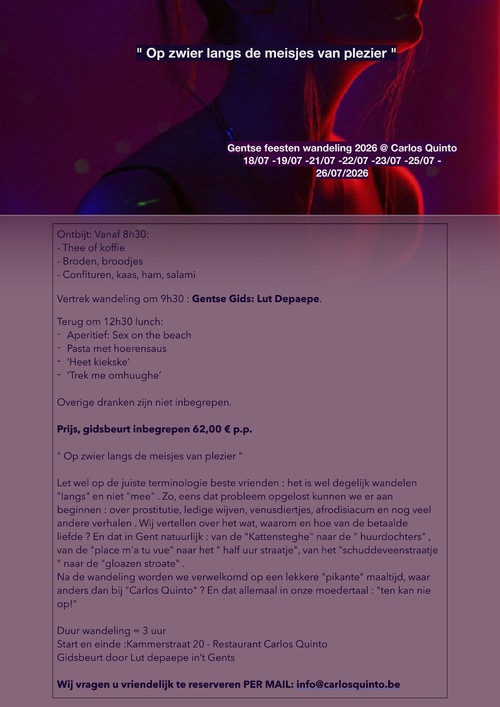 Feestzaal centrum Gent